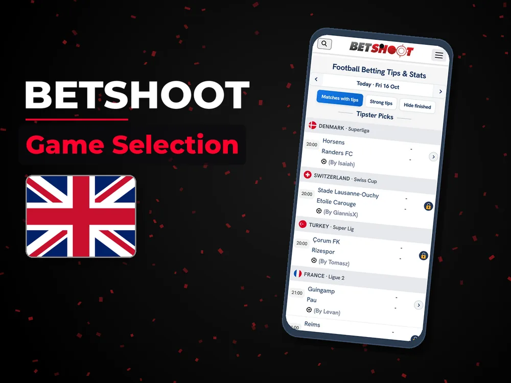 BetShoot - Game Selection