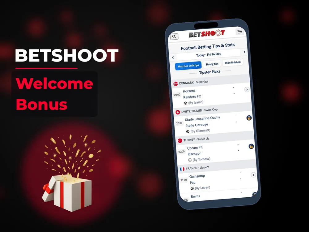 BetShoot - Welcome Bonus