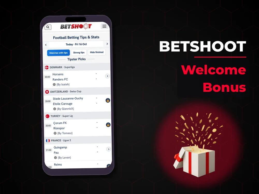 BetShoot - Welcome Bonus